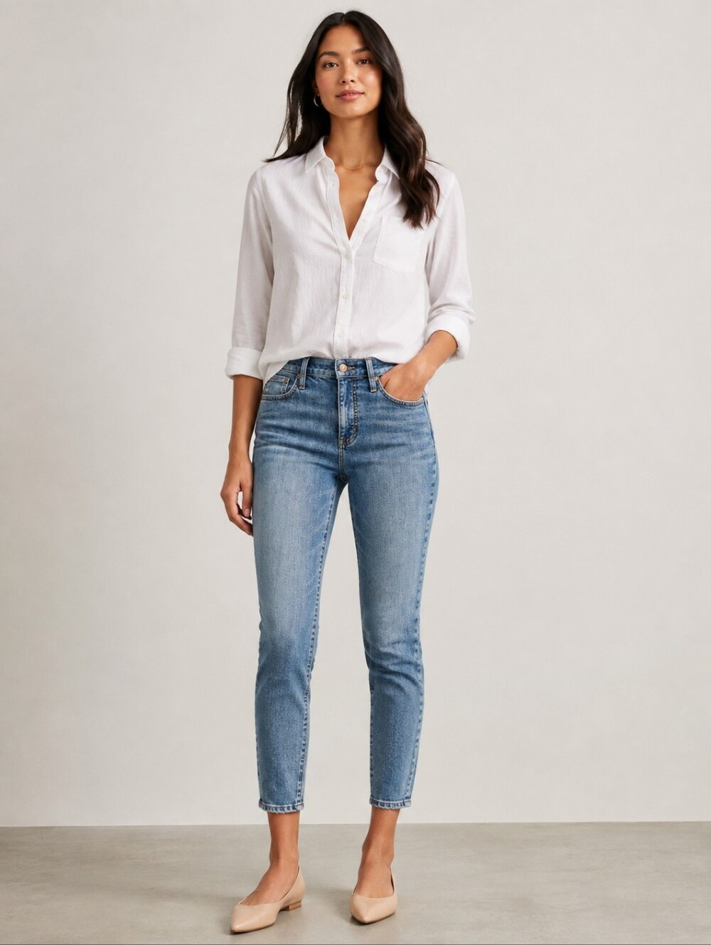 ❤️ J CREW 10" HIGH RISE SKINNY JEANS, 8T (29 TALL / LONG)